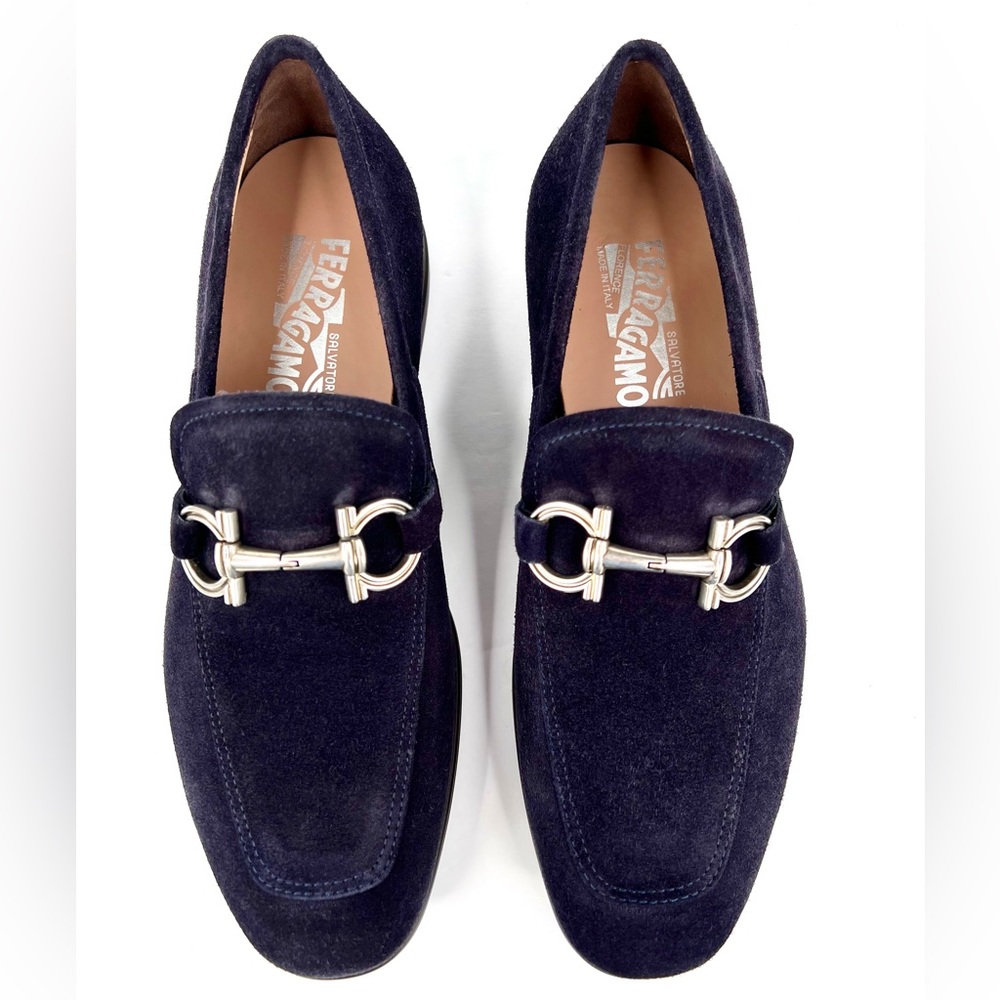 Salvatore Ferragamo Scarlet Horsebit Gancini Logo Loafers Size Us 6.5 - Eu 40.5